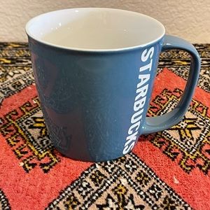 5/$20 2010 Starbucks Blue Vertical Logo Coffee Mug